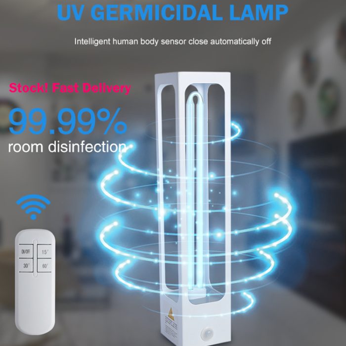 Lampara UV desinfección por ozono+sensor de movimiento