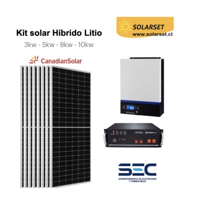 Kit solar híbrido Solarset